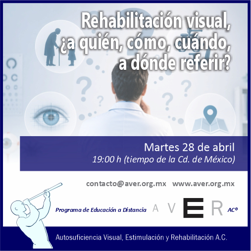 post facebook webinar Rehabilitación visual